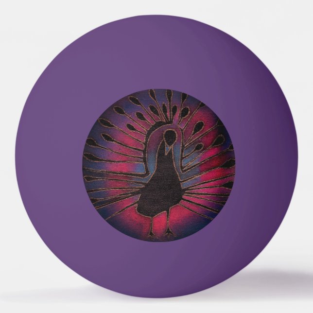 Bolinha De Ping Pong Peacock (Frente)