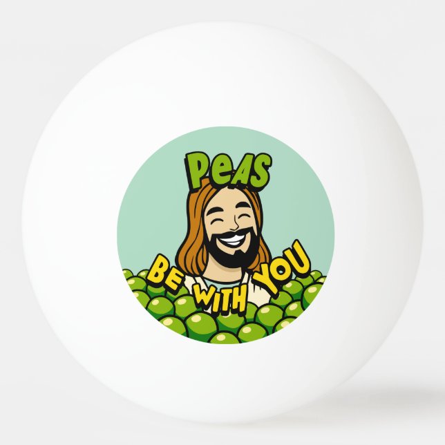 Bolinha De Ping Pong Peas, esteja contigo. (Frente)