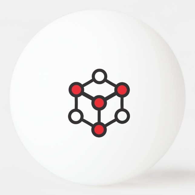 Bolinha De Ping Pong Pelota ping pong Logo Ludodesign (Frente)