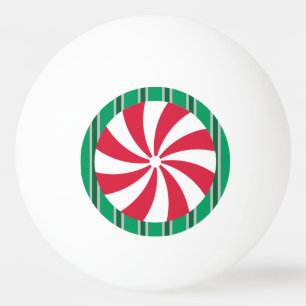 Bolinha De Ping Pong Pepperminta de Natal