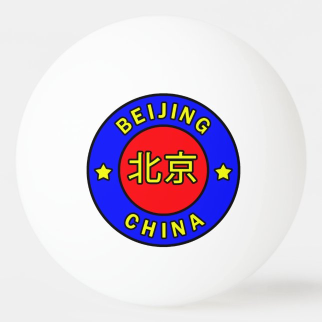 Bolinha De Ping Pong Pequim China (Frente)
