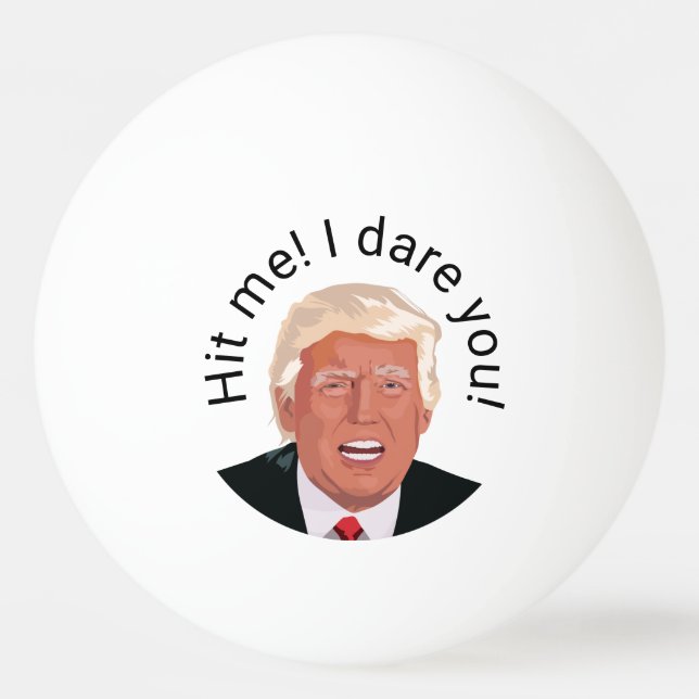 Bolinha De Ping Pong Personalizar o trunfo (Frente)