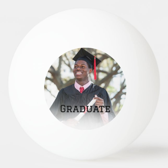 Bolinha De Ping Pong Personalized Graduation Photo Keepsake Memory Gift (Frente)
