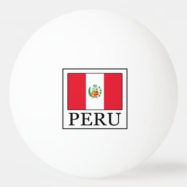 Bolinha De Ping Pong Peru (Frente)