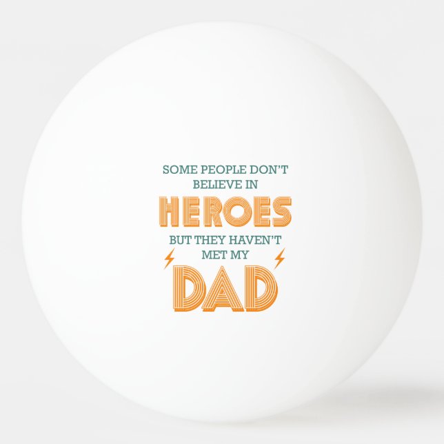 Bolinha De Ping Pong Pessoas não acreditam que Heróis não encontraram m (Frente)