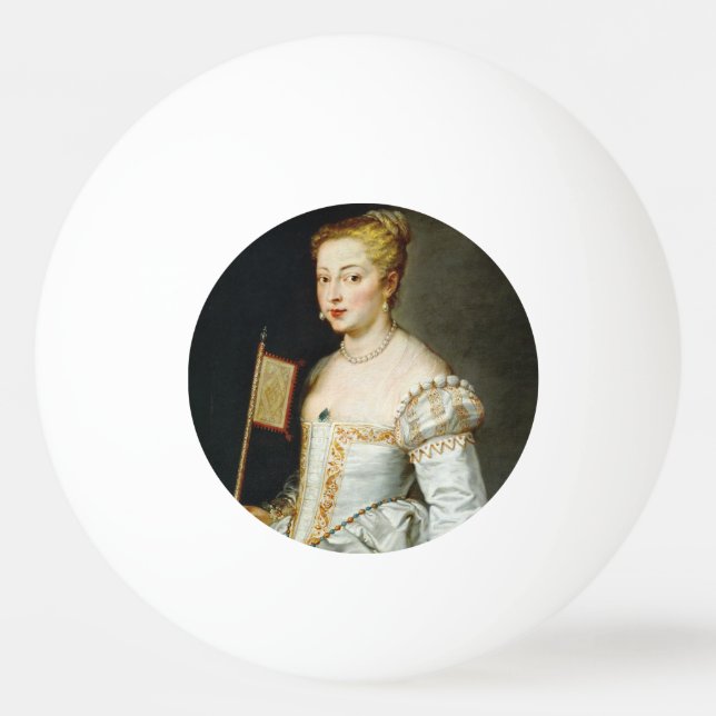 Bolinha De Ping Pong Peter Paul Rubens Retrato de uma Senhora (Frente)