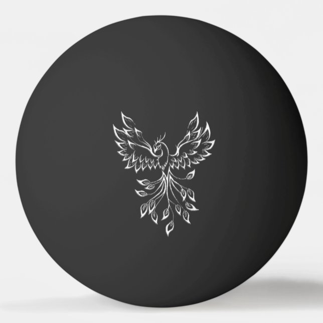 Bolinha De Ping Pong Phoenix nasce em preto (Frente)
