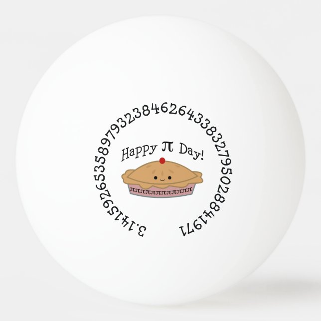 Bolinha De Ping Pong Pi Day Pie (Frente)