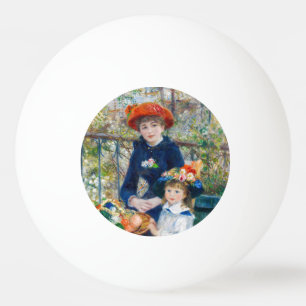 Bolinha De Ping Pong Pierre-Auguste Renoir - Duas irmãs no Terraço