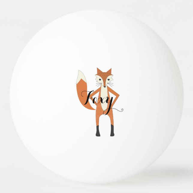 Bolinha De Ping Pong Ping Foxy Pong (Verso)