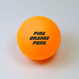 Bolinha De Ping Pong Ping Orange Pong