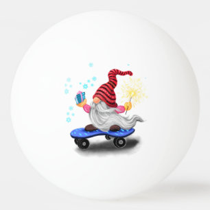 Bolinha De Ping Pong Ping Pong Ball Happy Skater Gnome