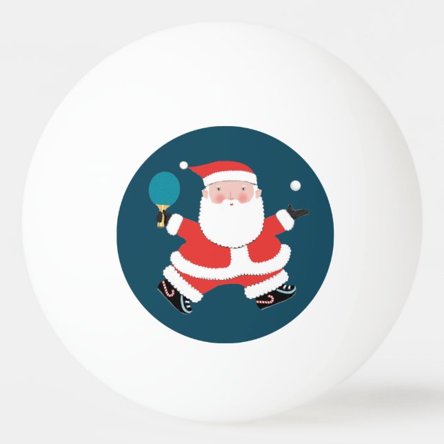 Bolinha De Ping Pong Ping Pong Ball Natal (Frente)