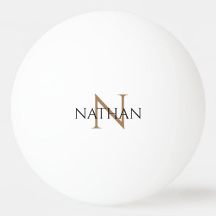 Bolinha De Ping Pong Ping Pong Ball Personalizável - Nome e Inicial