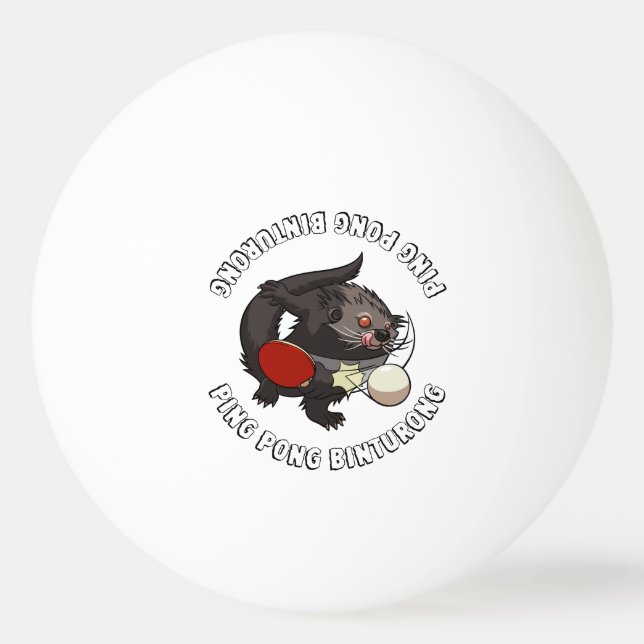 Bolinha De Ping Pong Ping Pong Binturong - Tênis Player (Frente)
