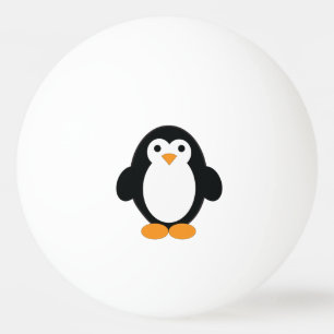 Bolinha De Ping Pong Pinguim de desenho animado