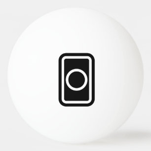 Bolinha De Ping Pong Placa Zener   Círculo oco