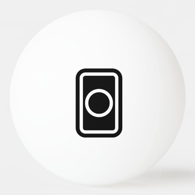 Bolinha De Ping Pong Placa Zener | Círculo oco (Frente)