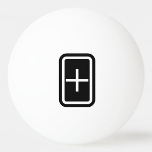 Bolinha De Ping Pong Placa Zener Sinal de adição
