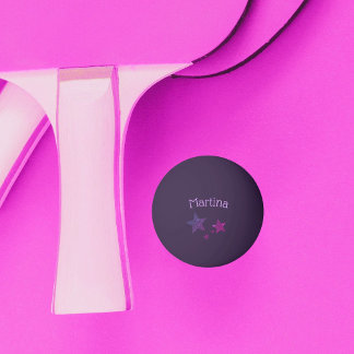 Bolinha De Ping Pong Pong Personalizado de Efeito de Brilhante Roxo