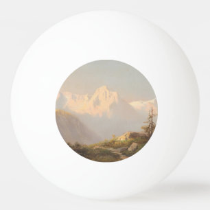 Bolinha De Ping Pong Pôr do sol nas montanhas – Carl Lafite