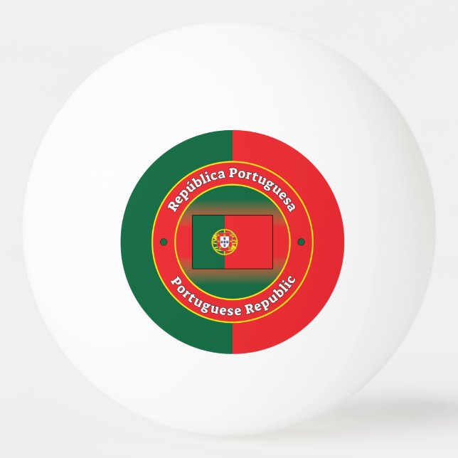 Bolinha De Ping Pong Portuguese Republic (Frente)