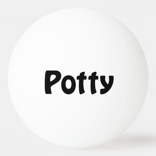 Bolinha De Ping Pong Potty (Frente)