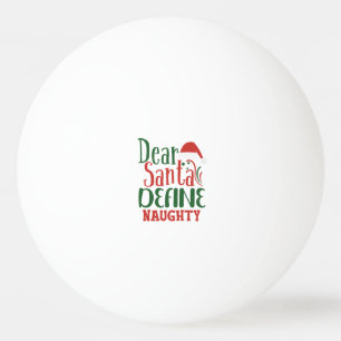 Bolinha De Ping Pong Prezados Papais noeis Definem a Maldade
