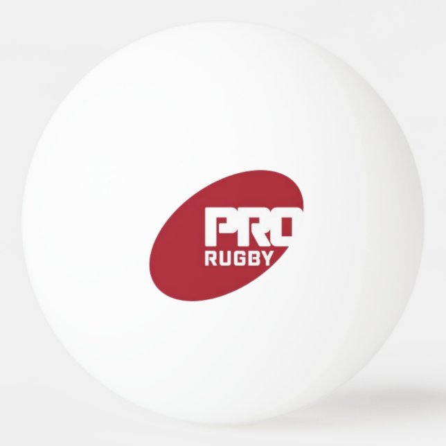 Bolinha De Ping Pong Pro Rugby League (Frente)