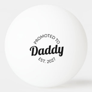 Bolinha De Ping Pong Promovido a Papai Est 2027 Novo Papai Chás de Bebê