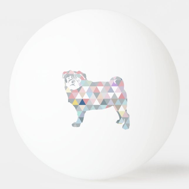 Bolinha De Ping Pong Pugball (Verso)