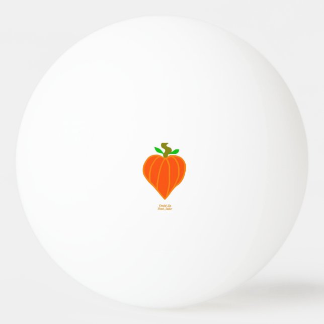 Bolinha De Ping Pong Pumpkin Heart Ping Pong Ball (Frente)