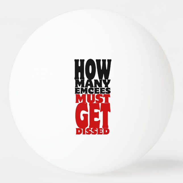 Bolinha De Ping Pong Quantos Êxitos Devem Ser Desusados (Frente)