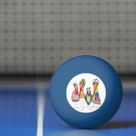Bolinha De Ping Pong Quatro Aves Células E Quentes
