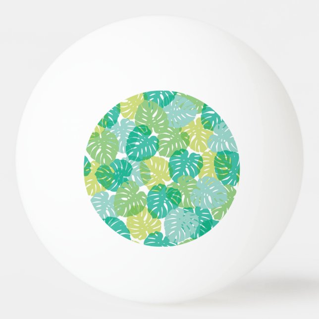 Bolinha De Ping Pong Queijo exótico: Monstera tropical (Frente)
