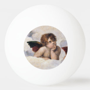 Bolinha De Ping Pong Querubins, anjos alados pintura de Raffael