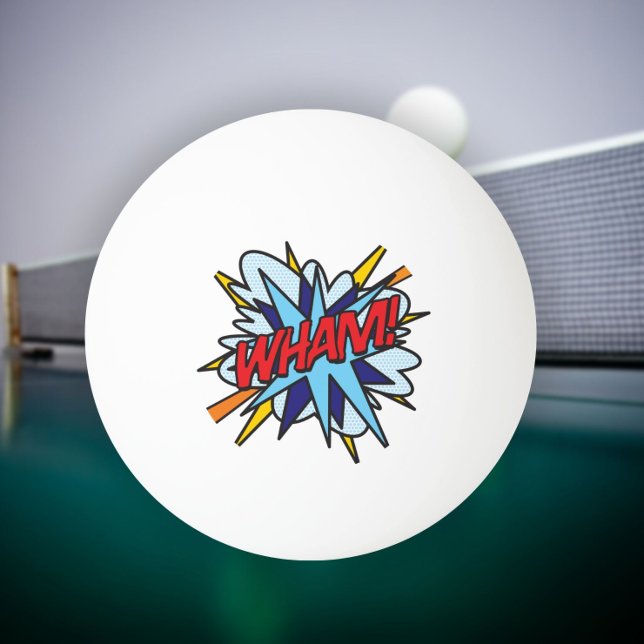 Bolinha De Ping Pong Quic Book Pop Art WHAM BANG (Criador carregado)