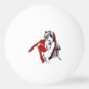 Bolinha De Ping Pong R & B Mangá, Gatinha Neko Furry Loli Anime