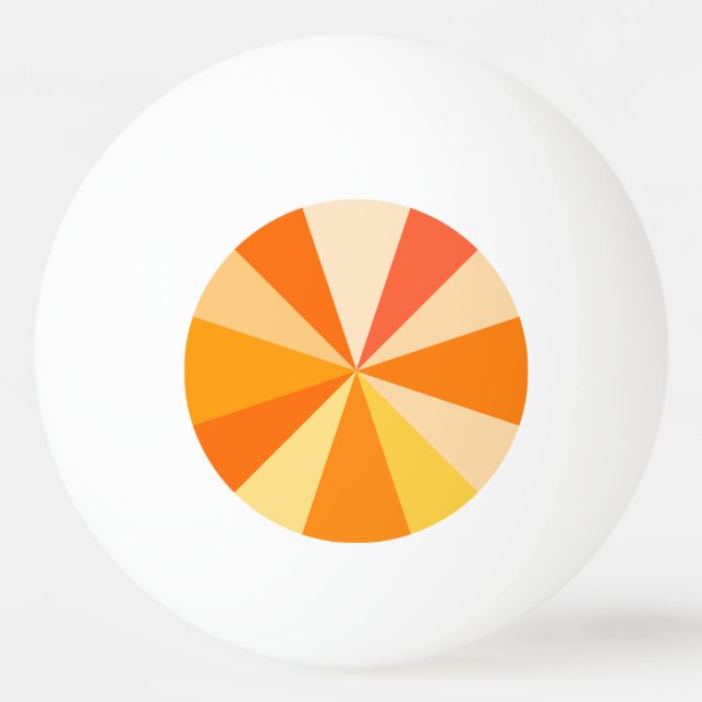 Bolinha De Ping Pong Raios 60s geométricos Funky modernos do pop art na (Verso)