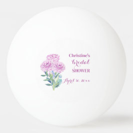 Bolinha De Ping Pong Ranunculus & Anêmonas Festa de Noivado Personalizá