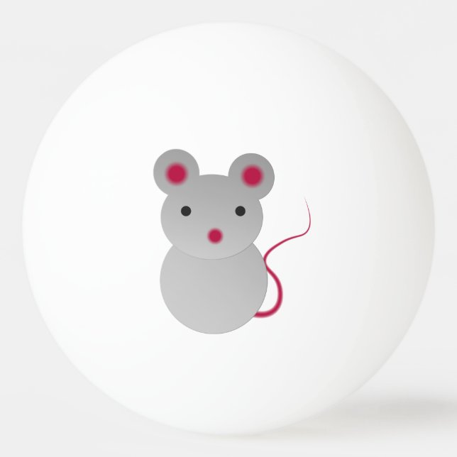 Bolinha De Ping Pong Rato bebê bonito (Frente)