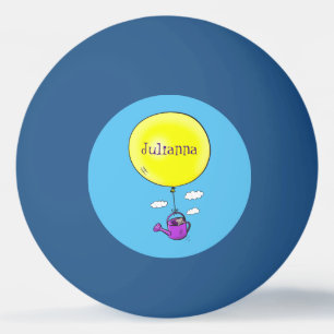 Bolinha De Ping Pong Rato bonito em água pode com desenho animado de ba