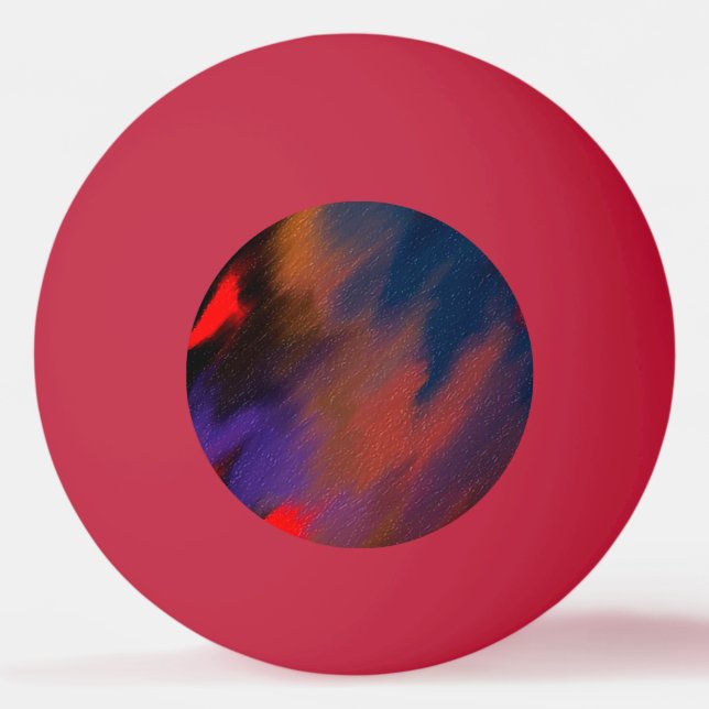 Bolinha De Ping Pong Red roses of our vibrant continent (Frente)