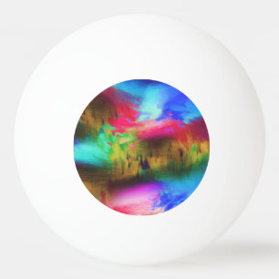 Bolinha De Ping Pong Retalhos das cores