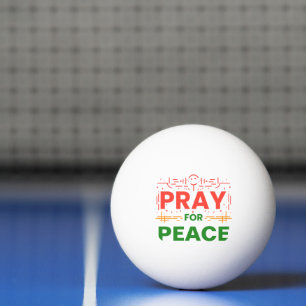 Bolinha De Ping Pong Reze Pela Paz