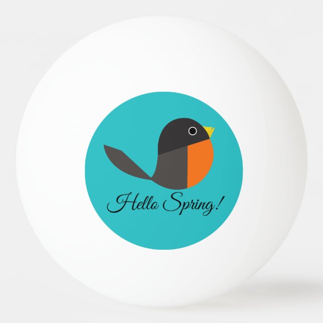 Bolinha De Ping Pong Robin Birds (Frente)