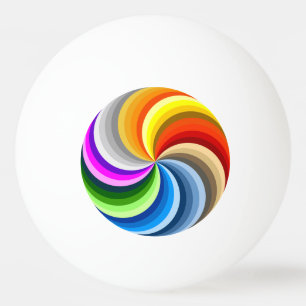 Bolinha De Ping Pong Roda de cor