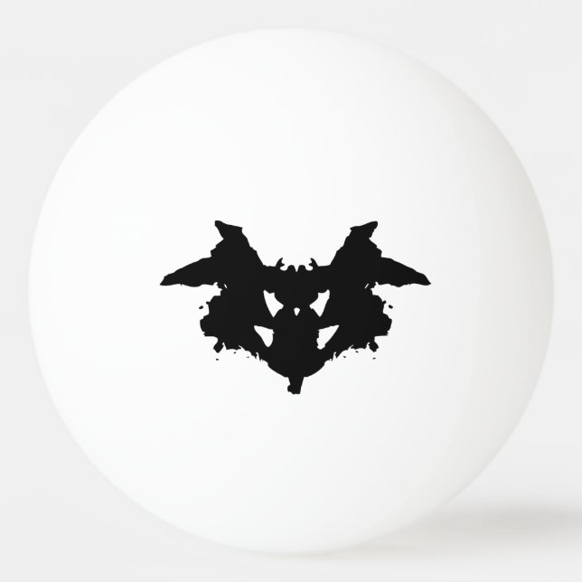 Bolinha De Ping Pong Rorschach Inkblot (Frente)