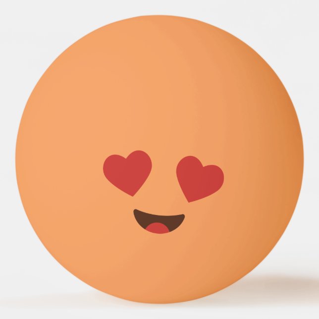 Bolinha De Ping Pong Rosto Engraçado. Emoji. Emoticon. (Verso)