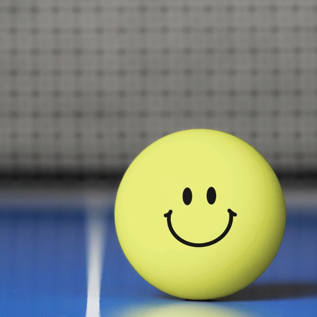 Bolinha De Ping Pong Rosto Feliz (Líquido)
